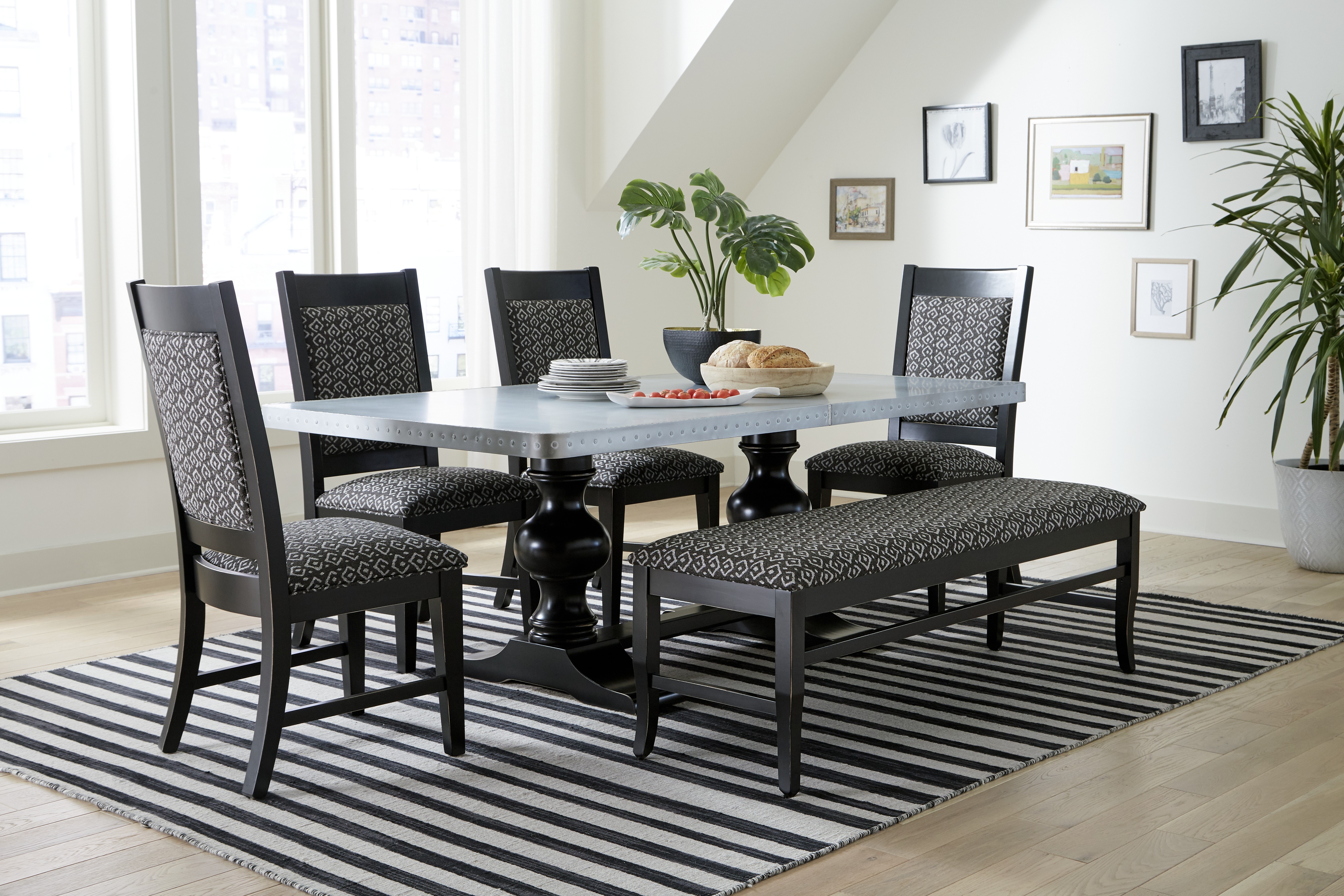 MAVIN Casual Dining Square Zinc Table Top 4848ZIA
